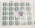 25 x 2nd Class Stamps Large Letter Dark Pine Green (QR Coded) Self Adhesive *5% Discount* (£1.47 Each!)