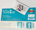 50 x 1st Class Turquoise Large Letter 100g Self Adhesive Stamps (QR Coded) *20% Discount* (£2.64 Each!)